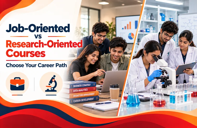 How to Choose Between a Job-Oriented Course and a Research-Oriented Course
